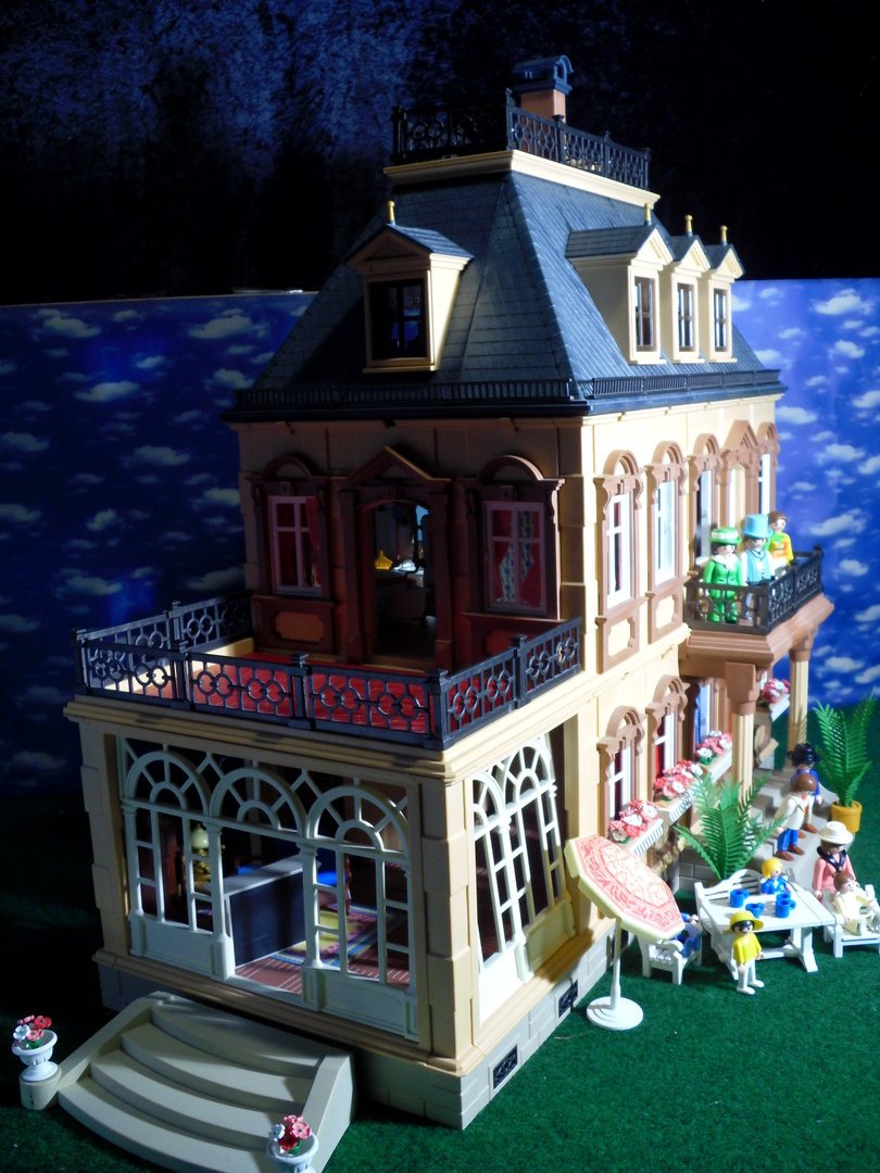 Playmobil Puppenhaus Ersatzteile 5301 Dachteil mit Gaube und Spitze in Weiss 